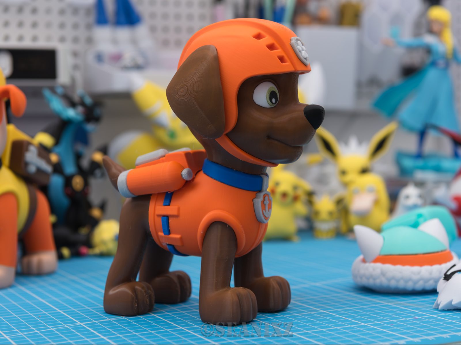 汪汪队立大功 - 路马 (PAW Patrol - Zuma) 19cm 已拆件 无需AMS — vue 1