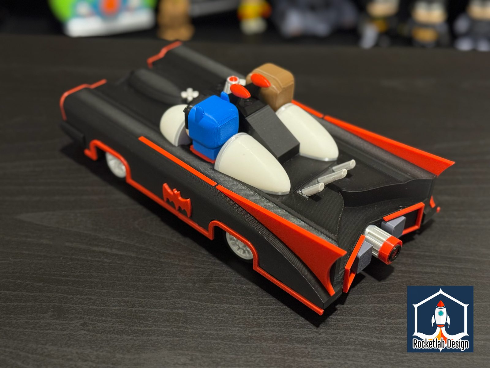 #1 1966 Classic Batmobile + Batman & Robin clicker — vue 8