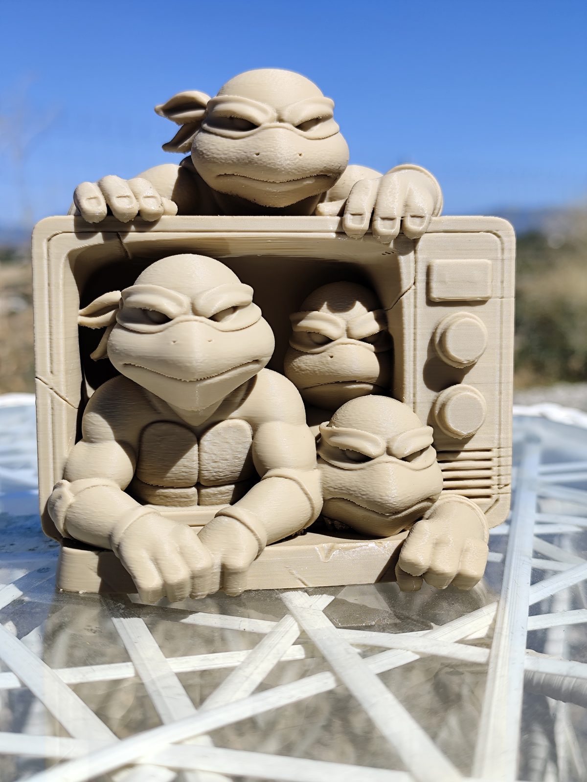 #1 Teenage Mutant Ninja Pen Holder – Retro TV Style — vue 8