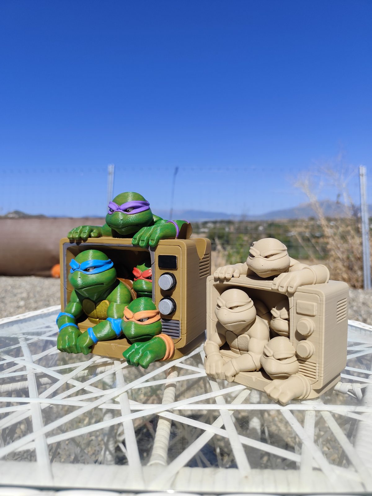 #1 Teenage Mutant Ninja Pen Holder – Retro TV Style — vue 9