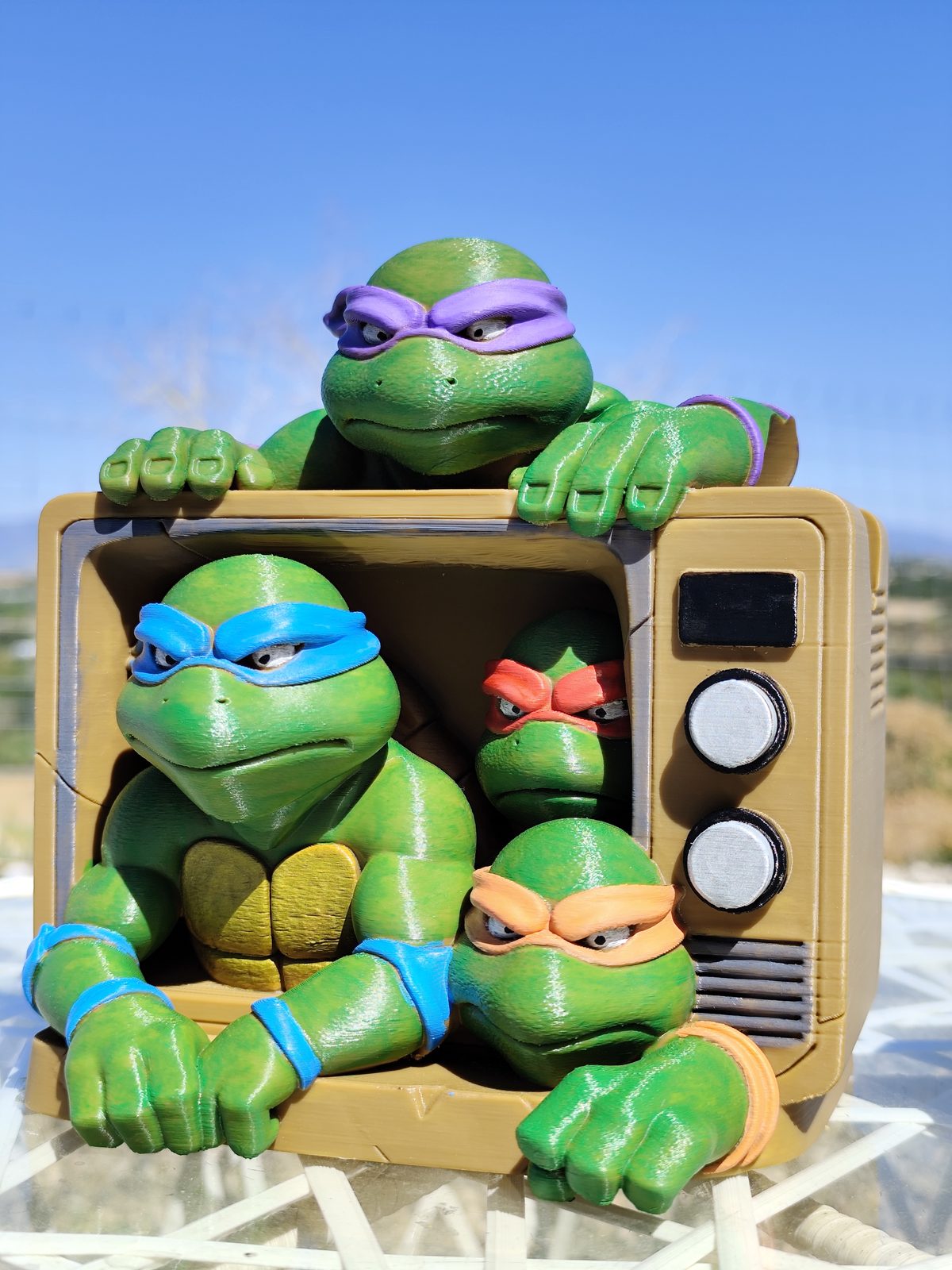 #1 Teenage Mutant Ninja Pen Holder – Retro TV Style — vue 11