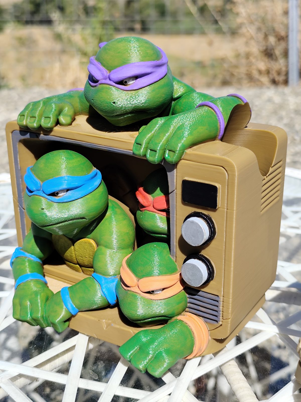 #1 Teenage Mutant Ninja Pen Holder – Retro TV Style — vue 12