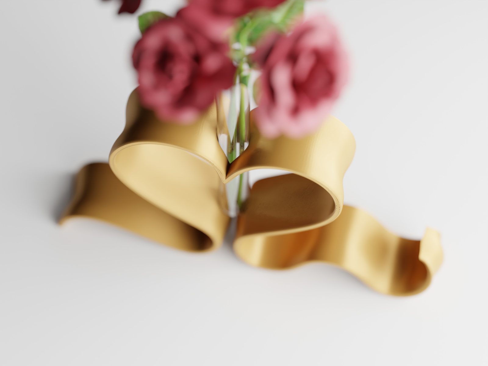 #2 Ribbon Heart Vase — vue 4