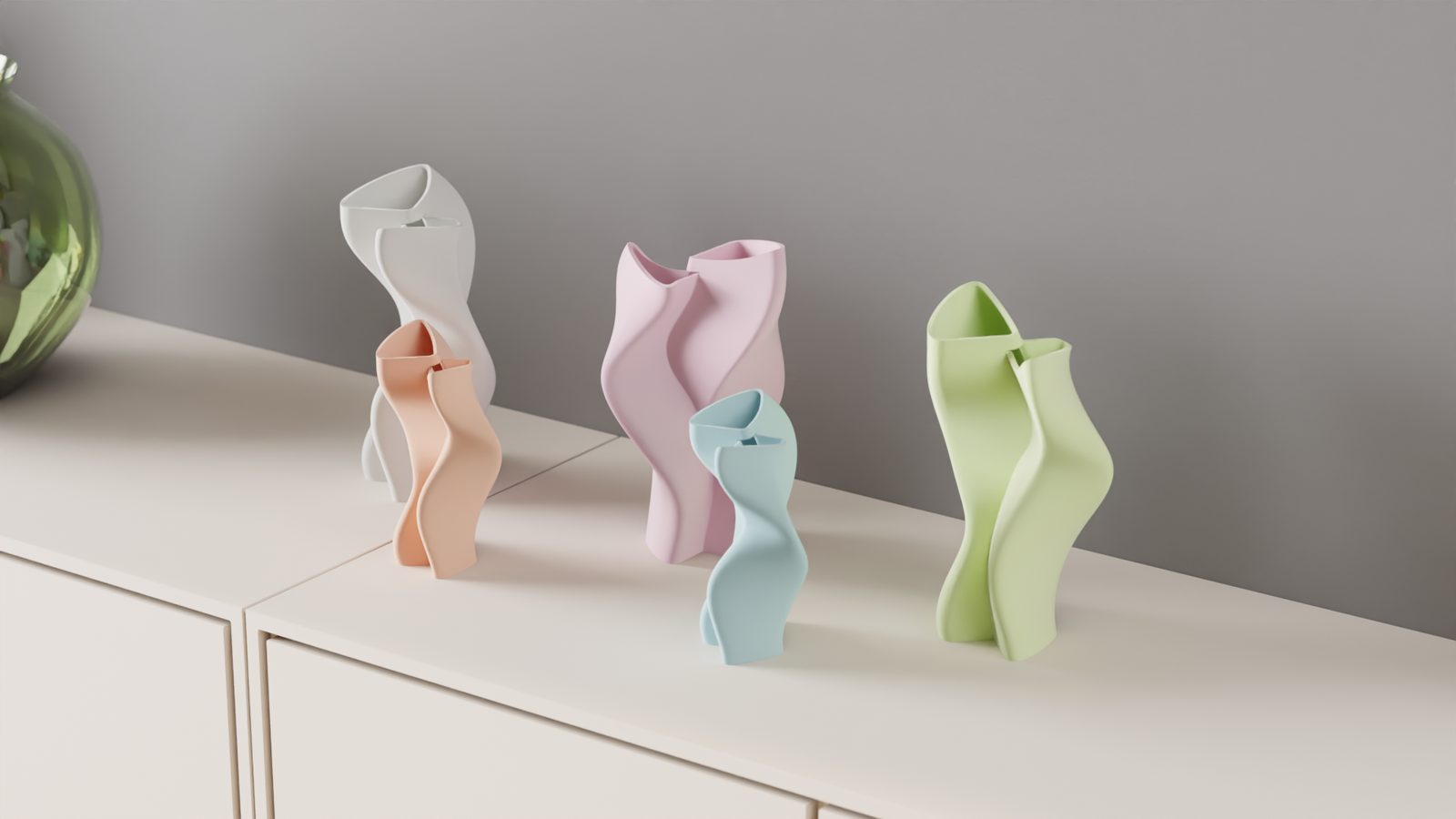 #3 Beautiful Vase. Modern Wobble sculpture — vue 5