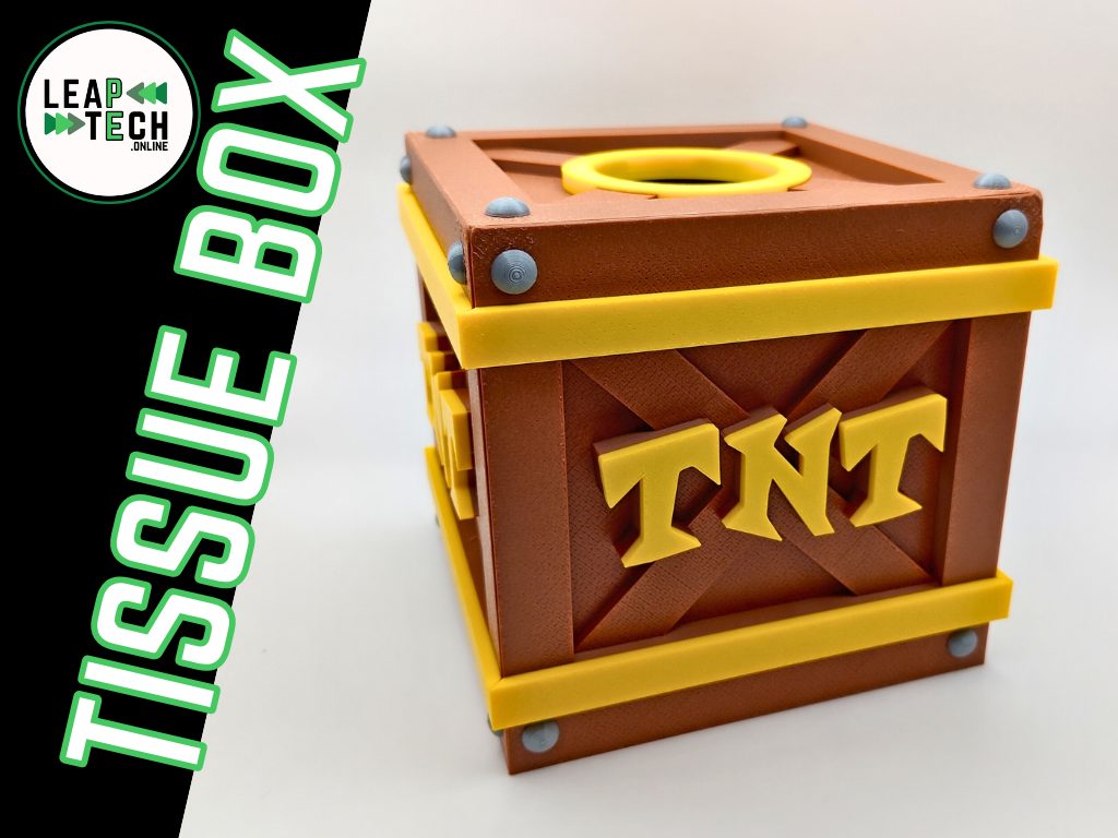 #3 TNT Crash Bandicoot - Tissue Box - Square — vue 1