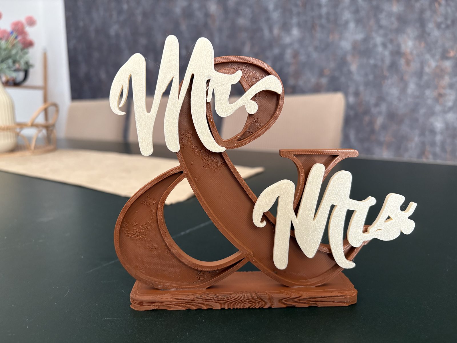 #5 Herr und Frau Stand - Hochzeits Dekoration — vue 5