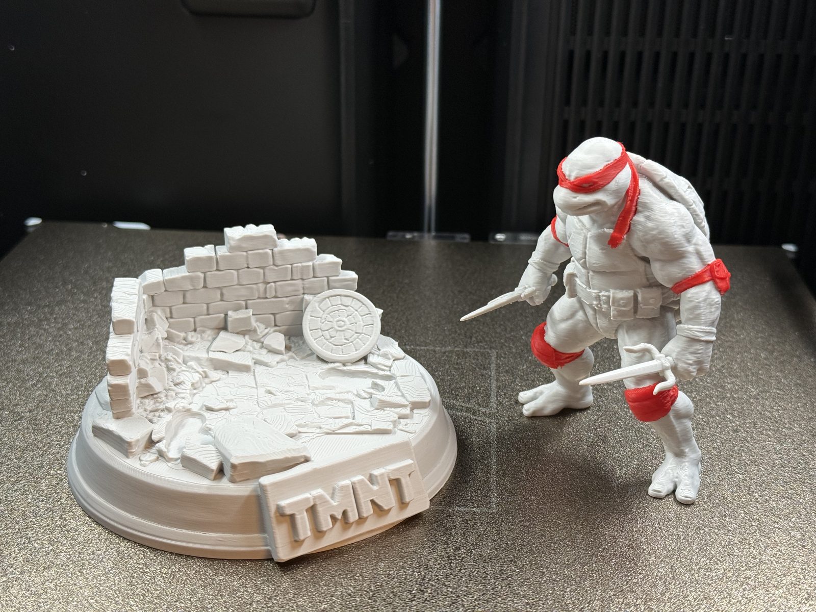#5 TMNT Raphael Sketch Statue Dual Color Optional — vue 5