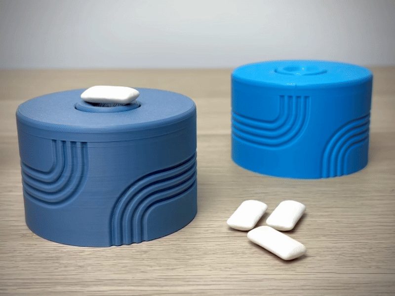 #8 Gum Dispenser Gum Bottle Gum Box — vue 6