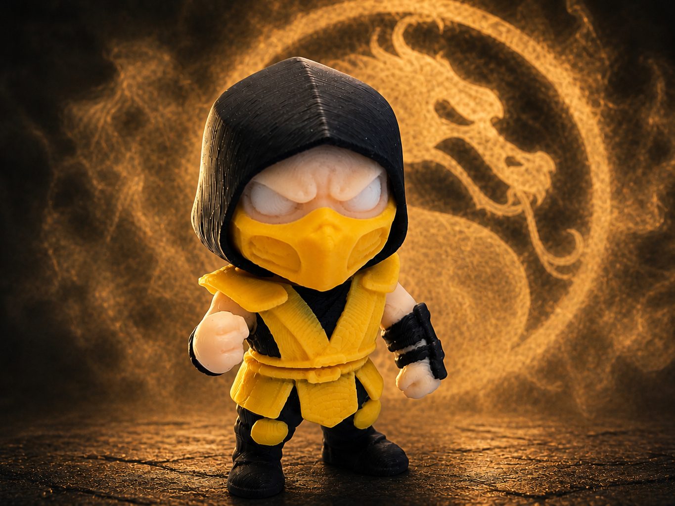 #8 Mini Flexi Scorpion (Mortal Kombat) — vue 3