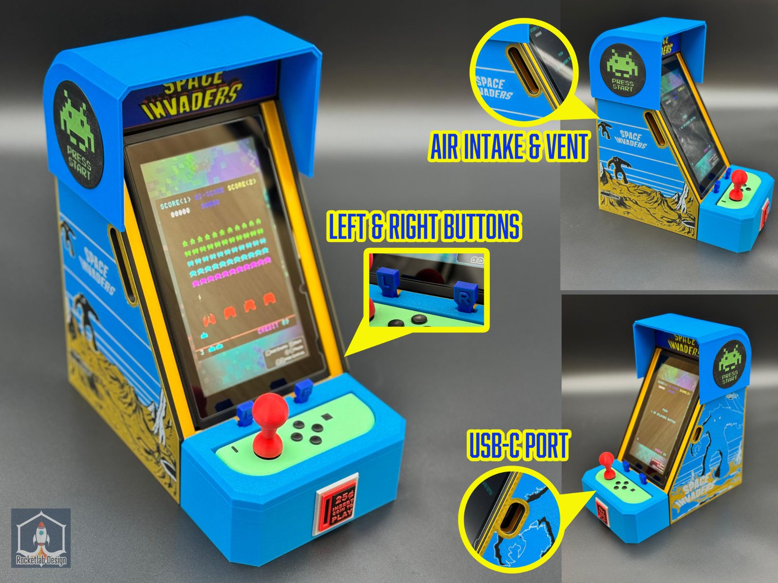 #8 Space Invaders Nintendo Switch V2 Arcade Cabinet — vue 1