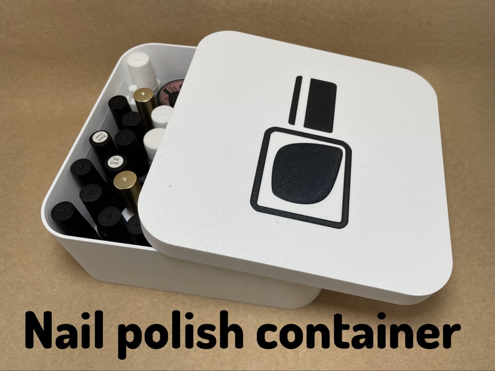 #9 Nail polish container — vue 1
