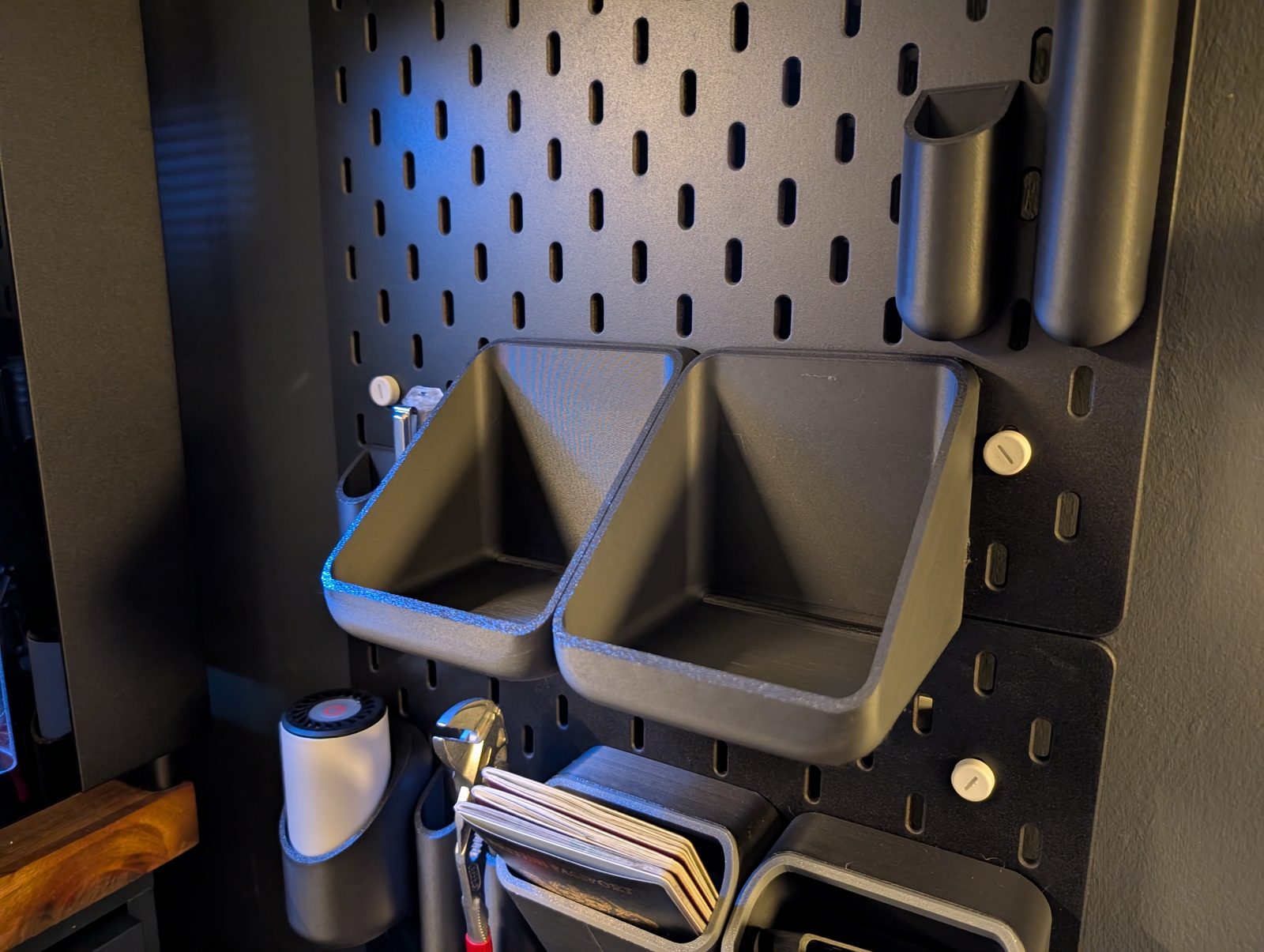 #10 Modular SKADIS Bin shelf – no support - Snap‑Fit — vue 2