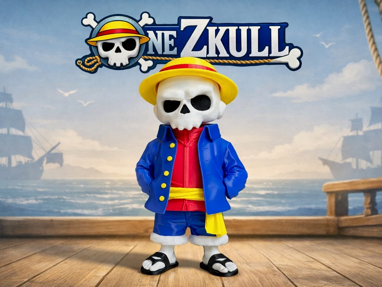 #10 Pirate Skull One Piece – ZKULL — vue 1