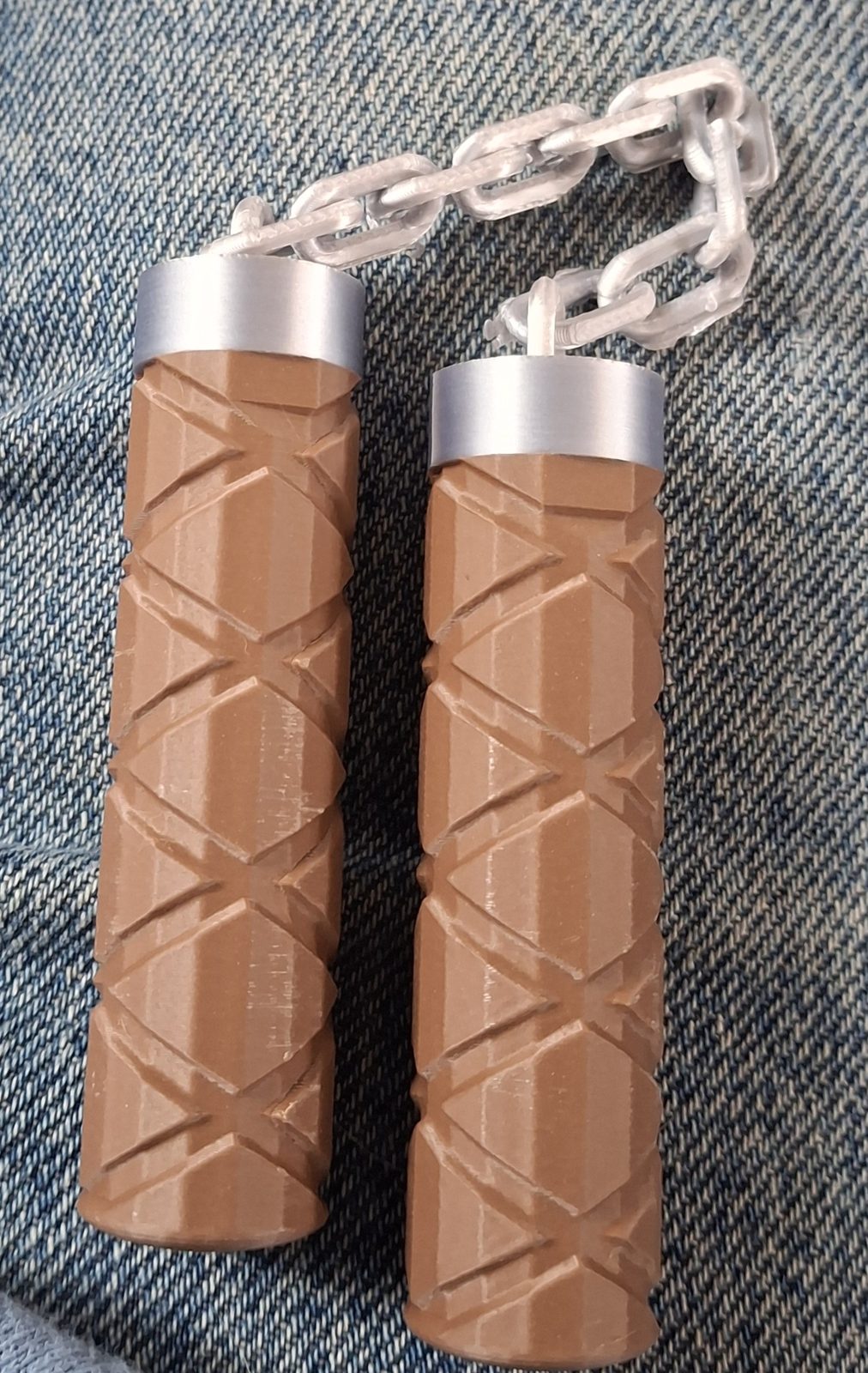 #11 Giant Scale Brick Figure Ninja Turtle Nunchucks — vue 1