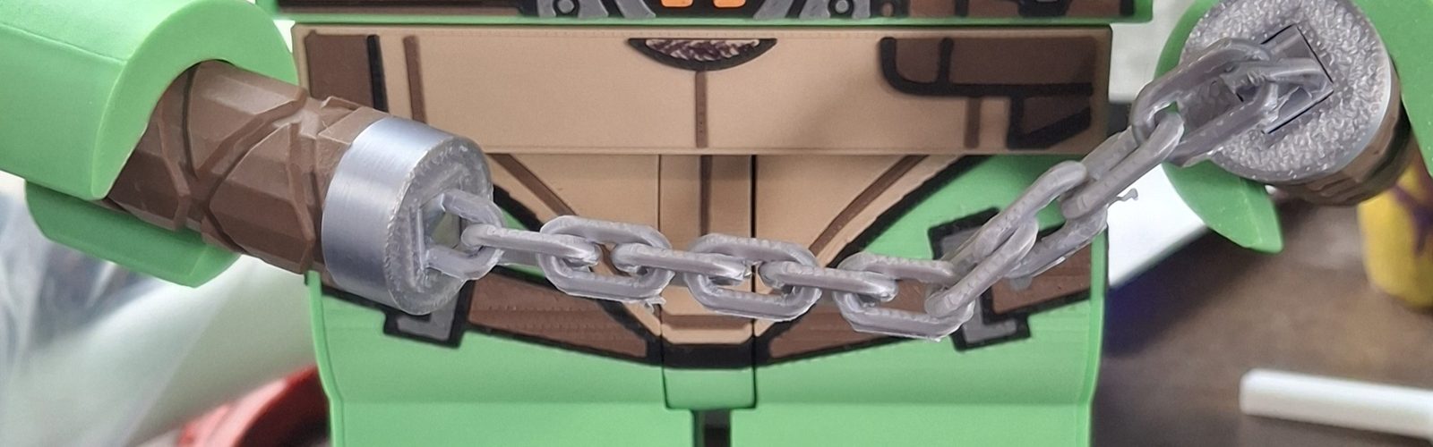 #11 Giant Scale Brick Figure Ninja Turtle Nunchucks — vue 3