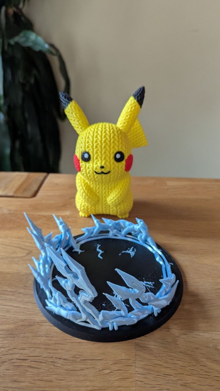 #13 Pokemon Pikachu Diorama for Knitted Pikachu Figure — vue 5