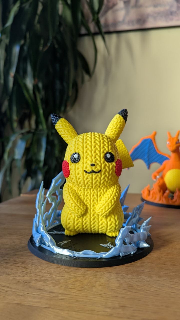 #13 Pokemon Pikachu Diorama for Knitted Pikachu Figure — vue 6