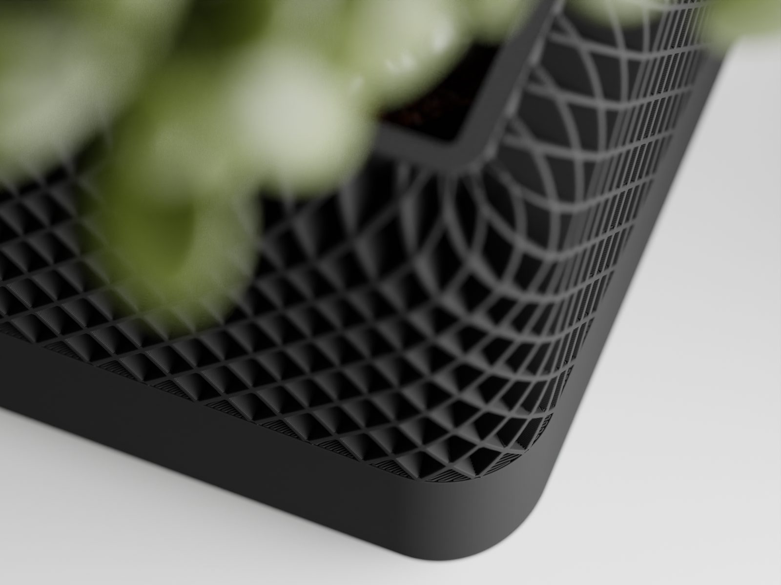 #14 Modern Square Apple Home Pod Style Plant Pot Vases — vue 6