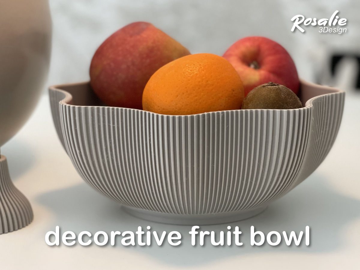 #15 Decorative fruit bowl — vue 1