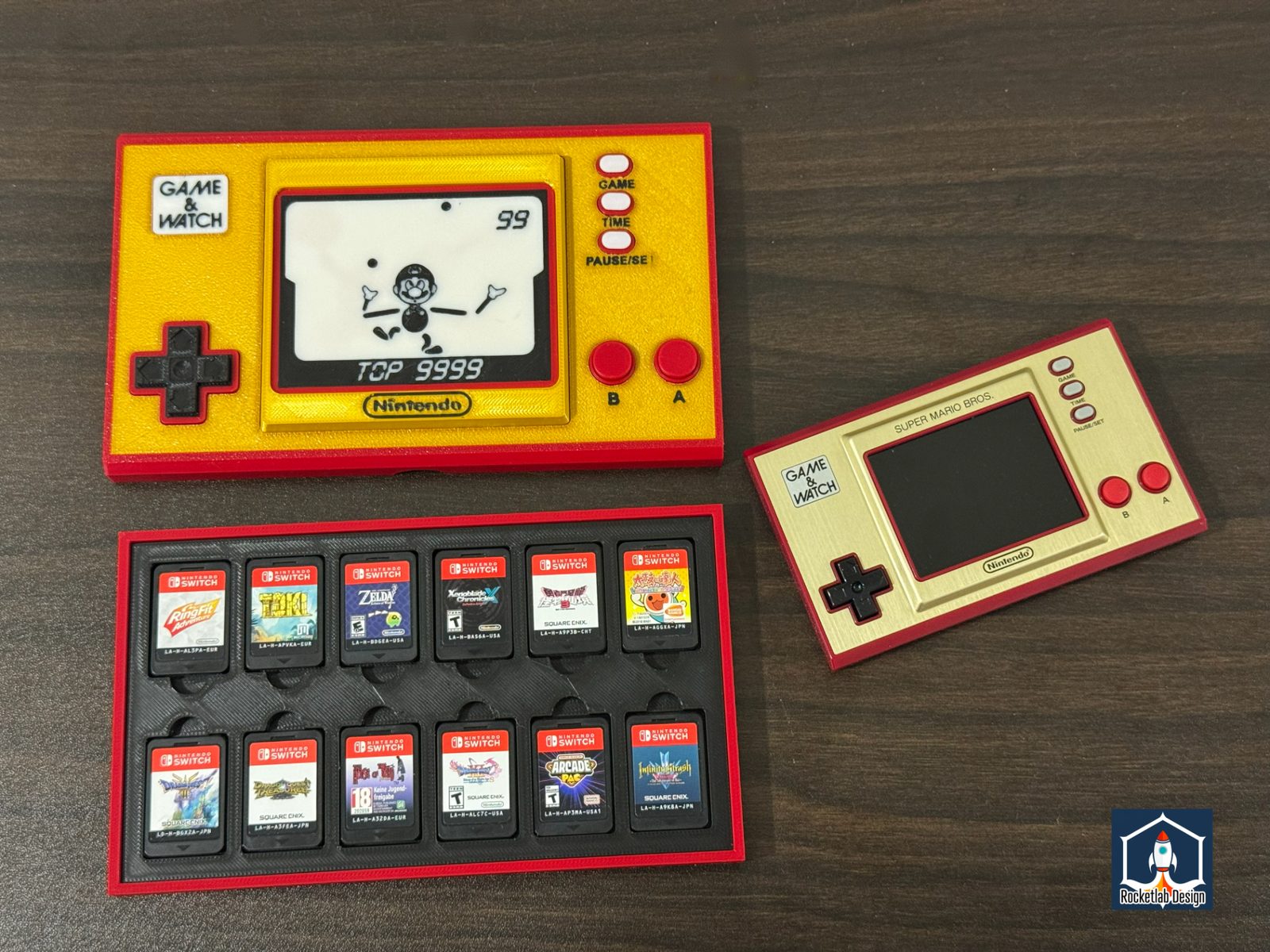 #15 Game & Watch Nintendo Switch Game Card Storage Box — vue 2