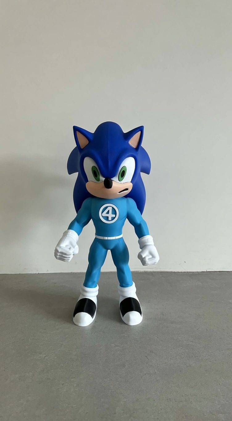 #15 Sonic in Fantastic 4 costume — vue 4