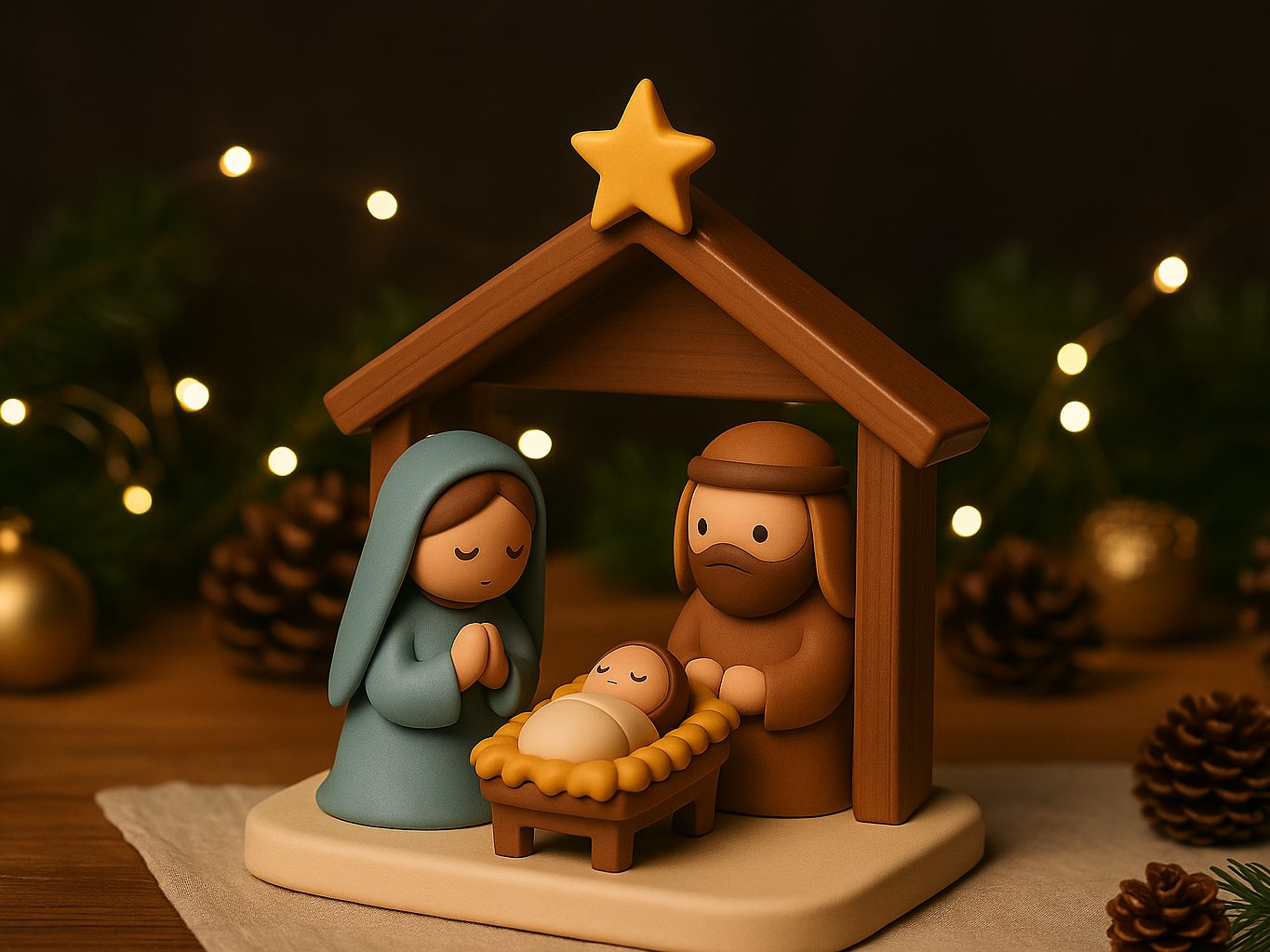 #16 Christmas nativity scene — vue 1
