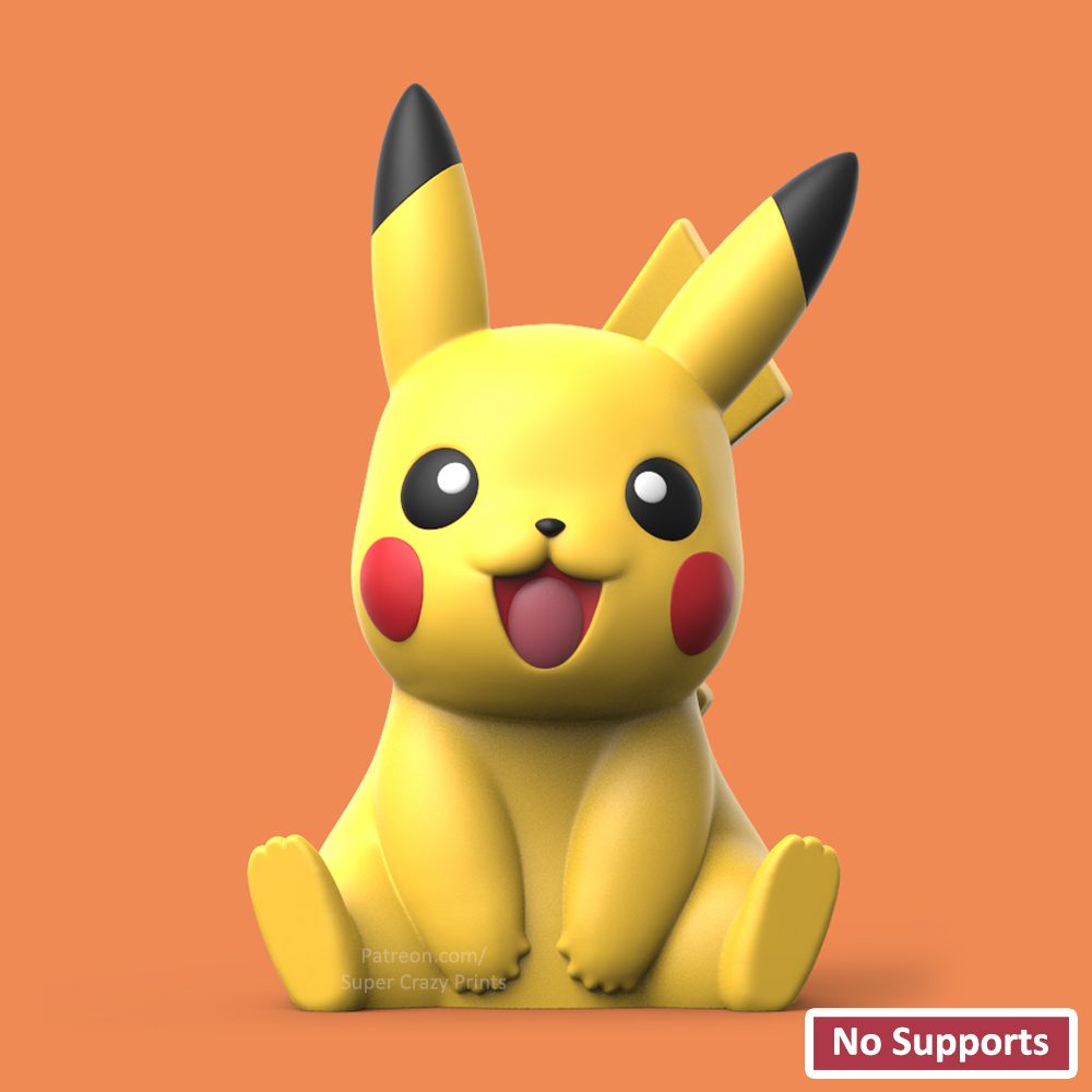 #16 Pokemon-Pikachu(NO SUPPORT) — vue 1