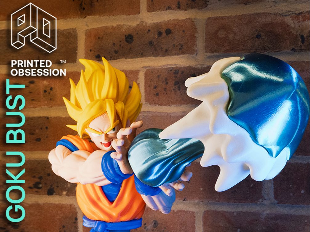 #17 Goku Bust Kamehameha - DBZ - Fan Art — vue 1