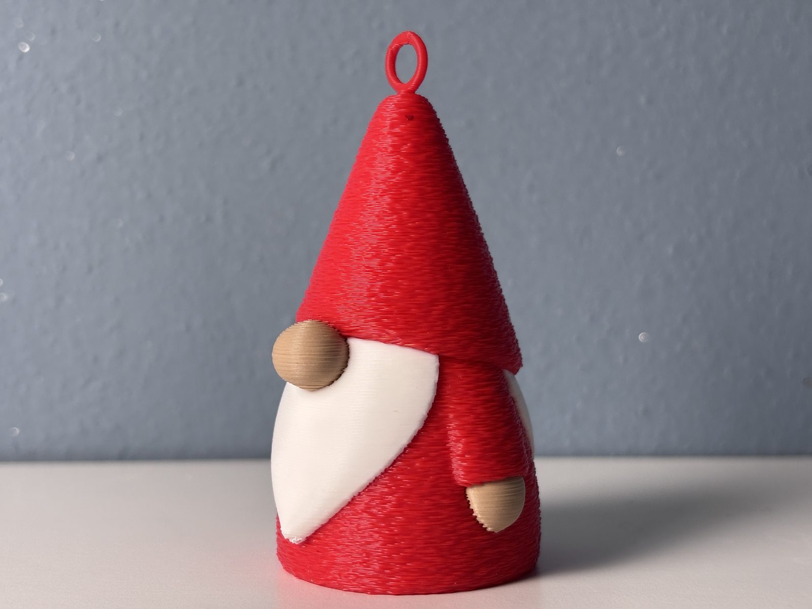 #18 Christmas Gnome with Loop - Tree Ornament - Decor — vue 2