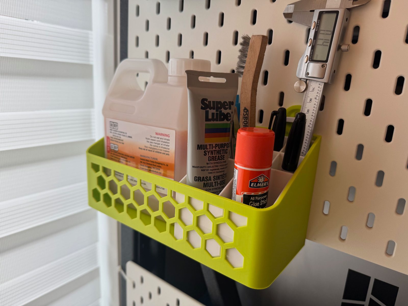 #18 IKEA Skadis Basket Box Bin Organizer + 3 Inserts! — vue 5