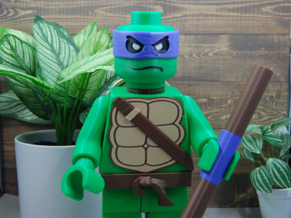 #19 500% Brick - Ninja Turtle Donatello — vue 2