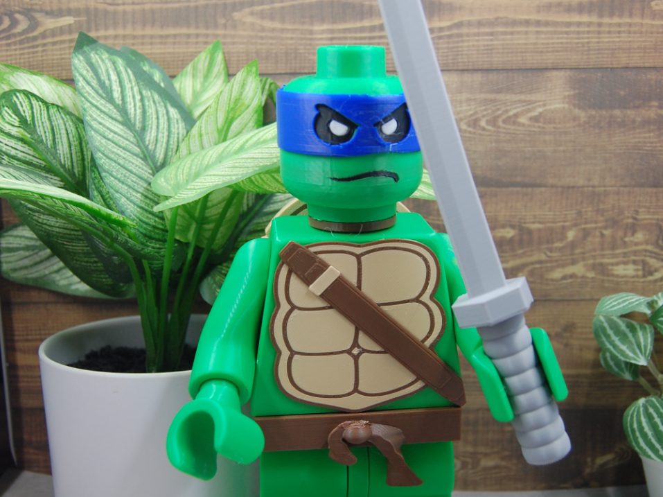#20 500% Brick - Ninja Turtle Leonardo — vue 1