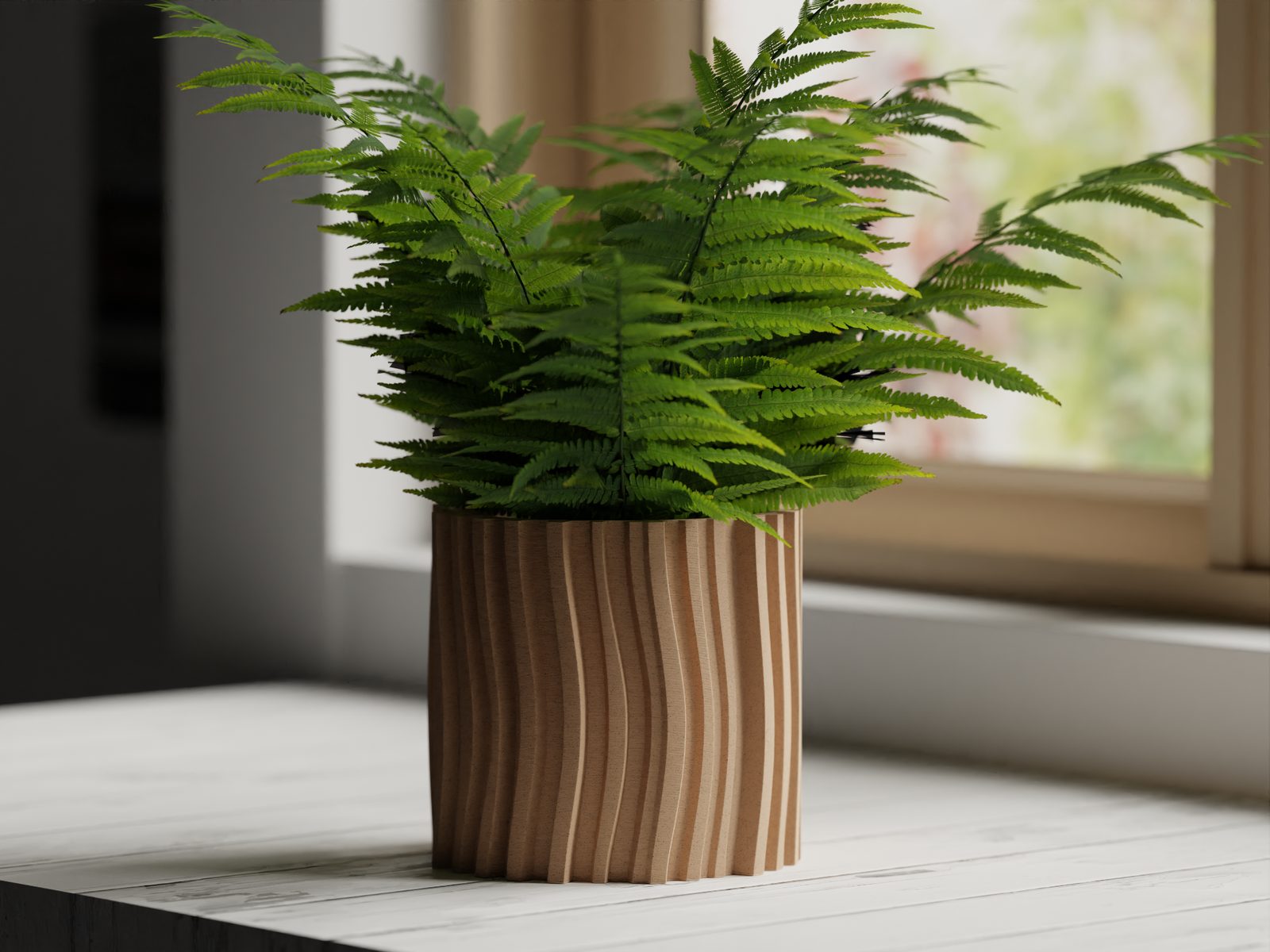 #20 Plant Pot Planter Wavy 2 — vue 1