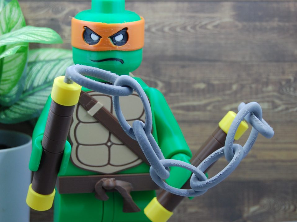 #22 500% Brick - Ninja Turtle Michelangelo — vue 2