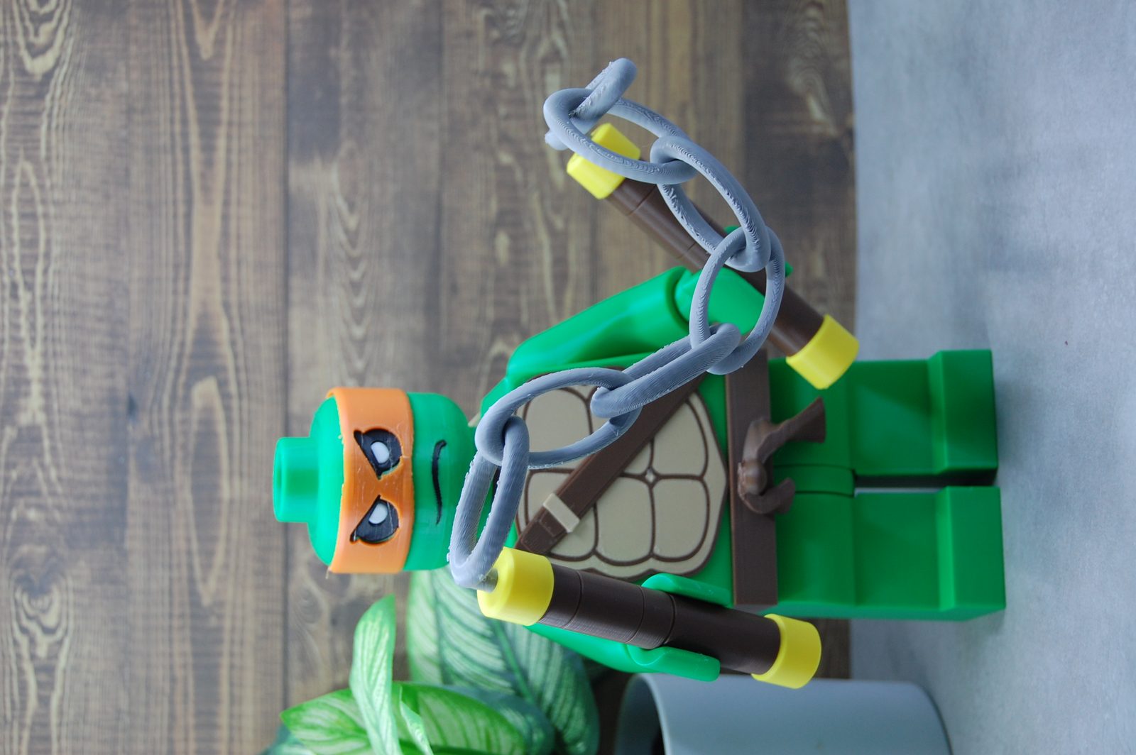 #22 500% Brick - Ninja Turtle Michelangelo — vue 3