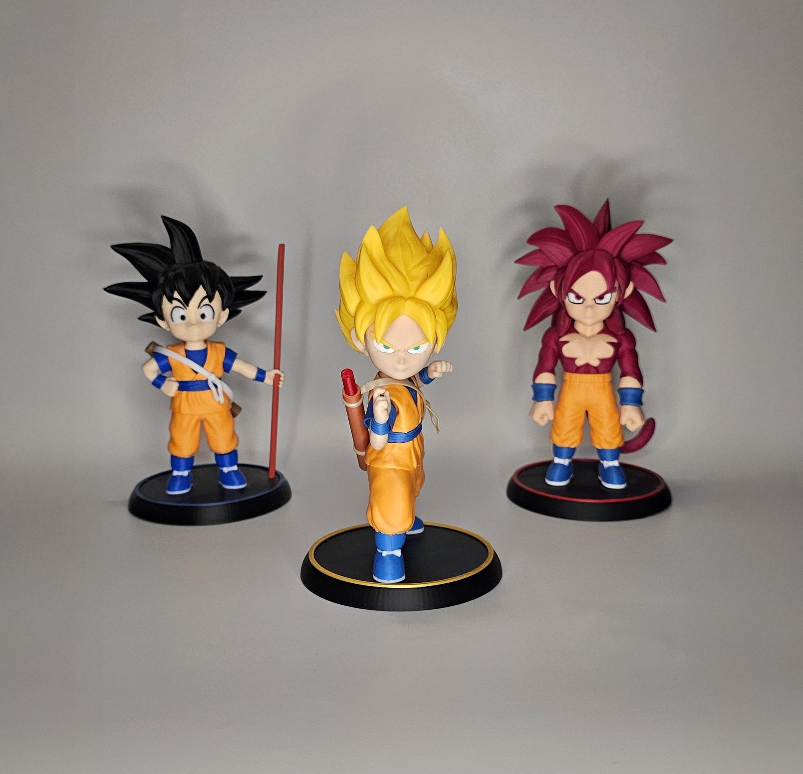 #22 Goku Daima fanart Super Saiyan version (19 cm) — vue 3