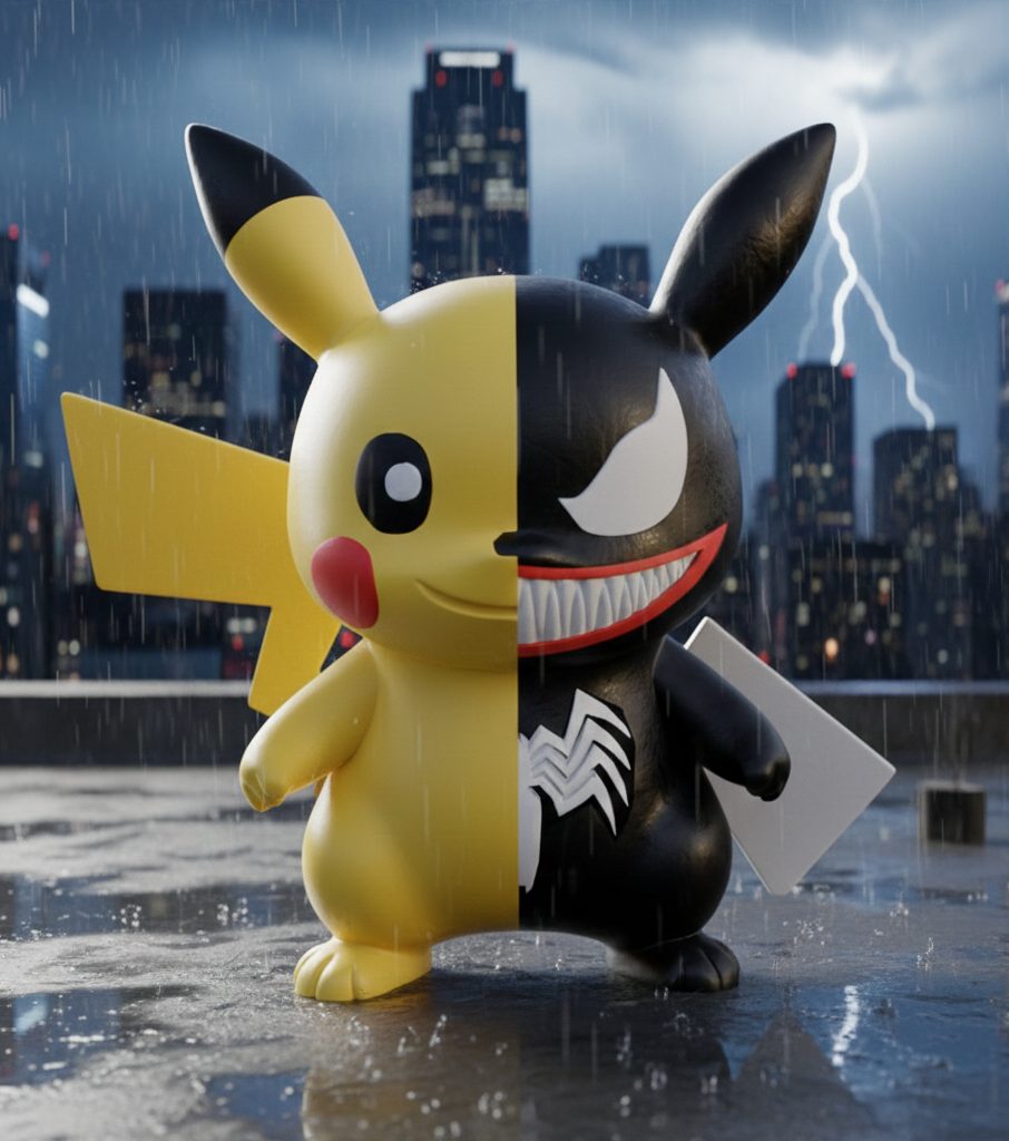 #22 Pikachu - Venom (Multiparts) — vue 4