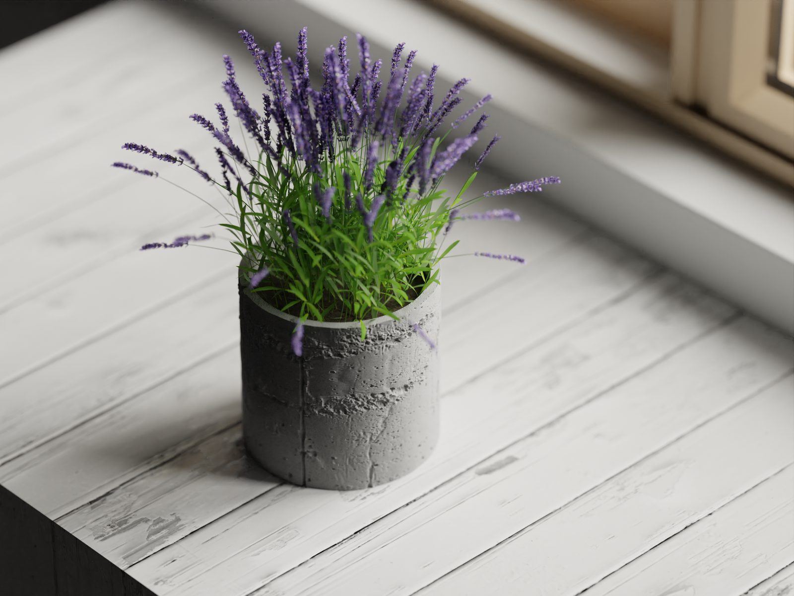 #22 Plant Pot Planter Concrete 1 — vue 6