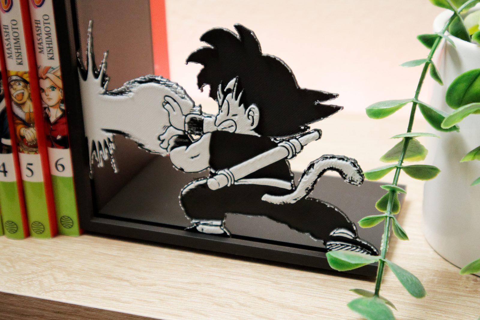 #23 Bookend of Son Goku doing the Kame Hame Ha! — vue 4