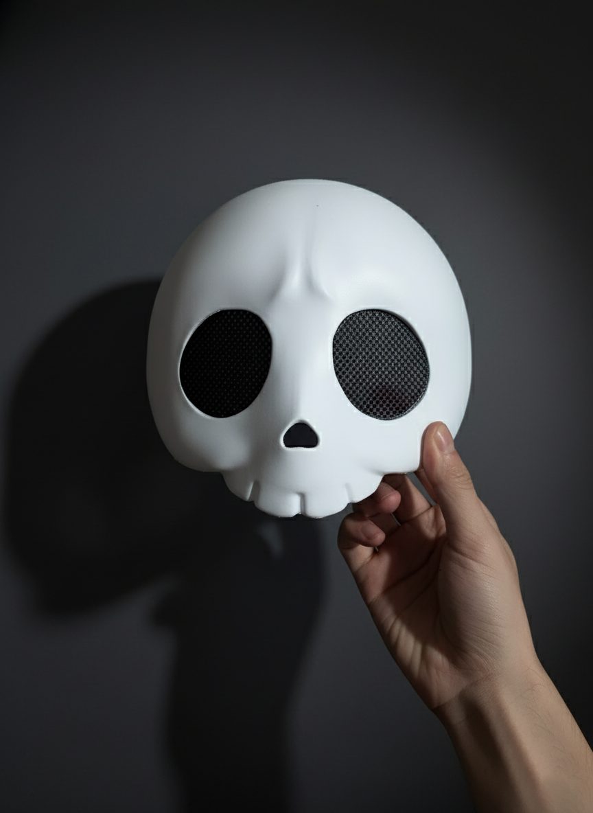 #25 2025 Halloween Mask (Ghost and Jack Cute) — vue 2