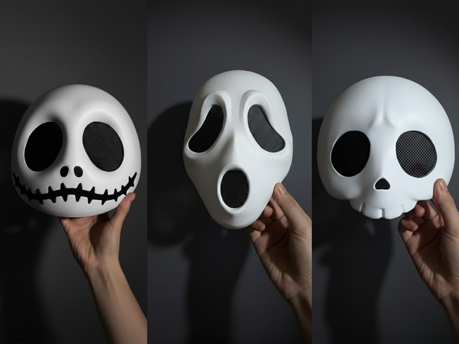 #25 2025 Halloween Mask (Ghost and Jack Cute) — vue 5
