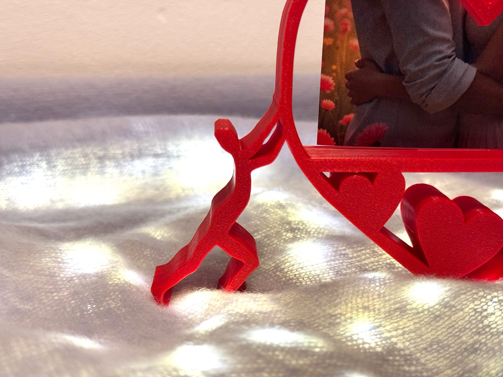 #25 Heart hold by pair - photo stand — vue 6