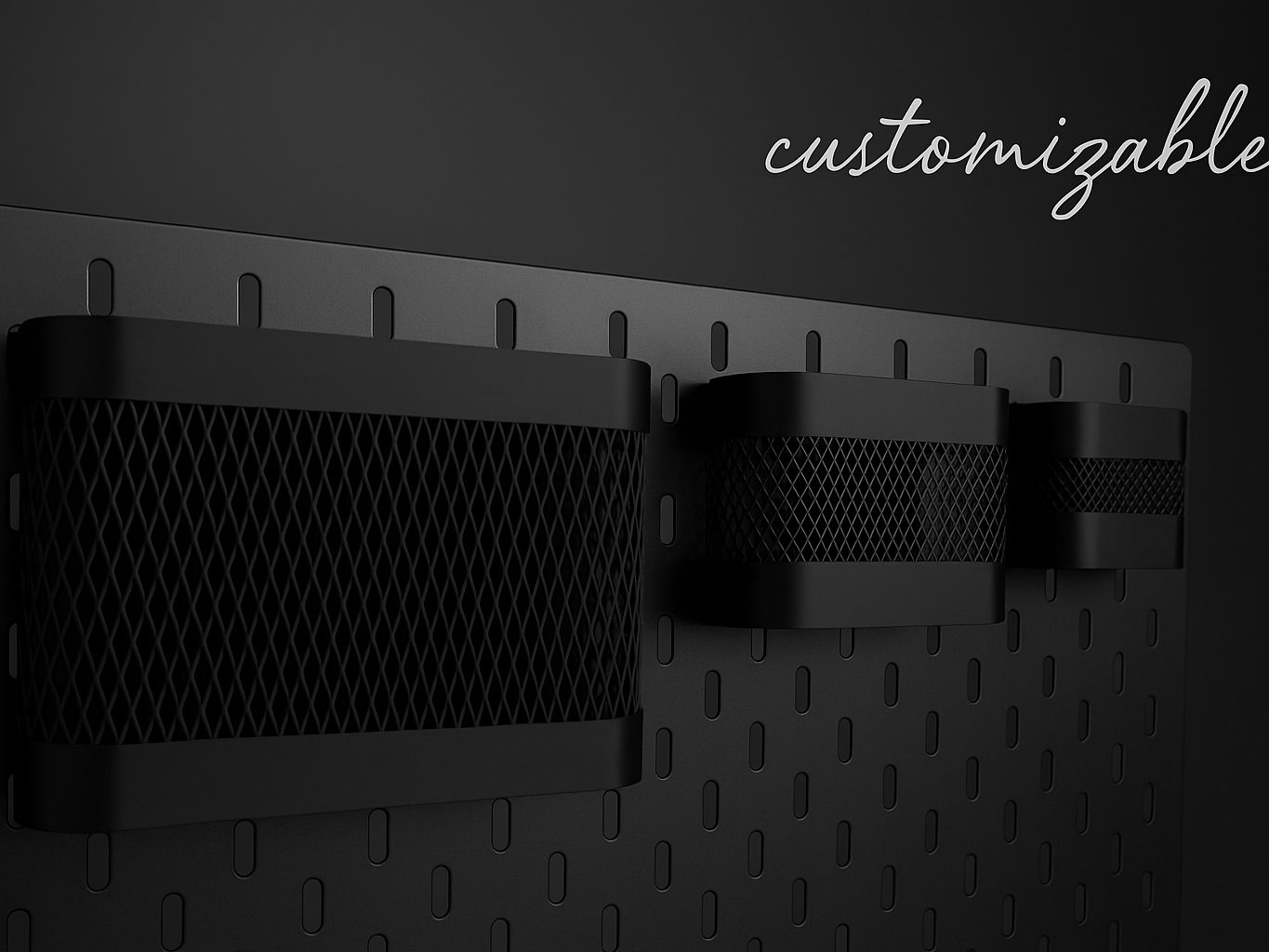 #26 Customizable IKEA Skadis Storage — vue 1