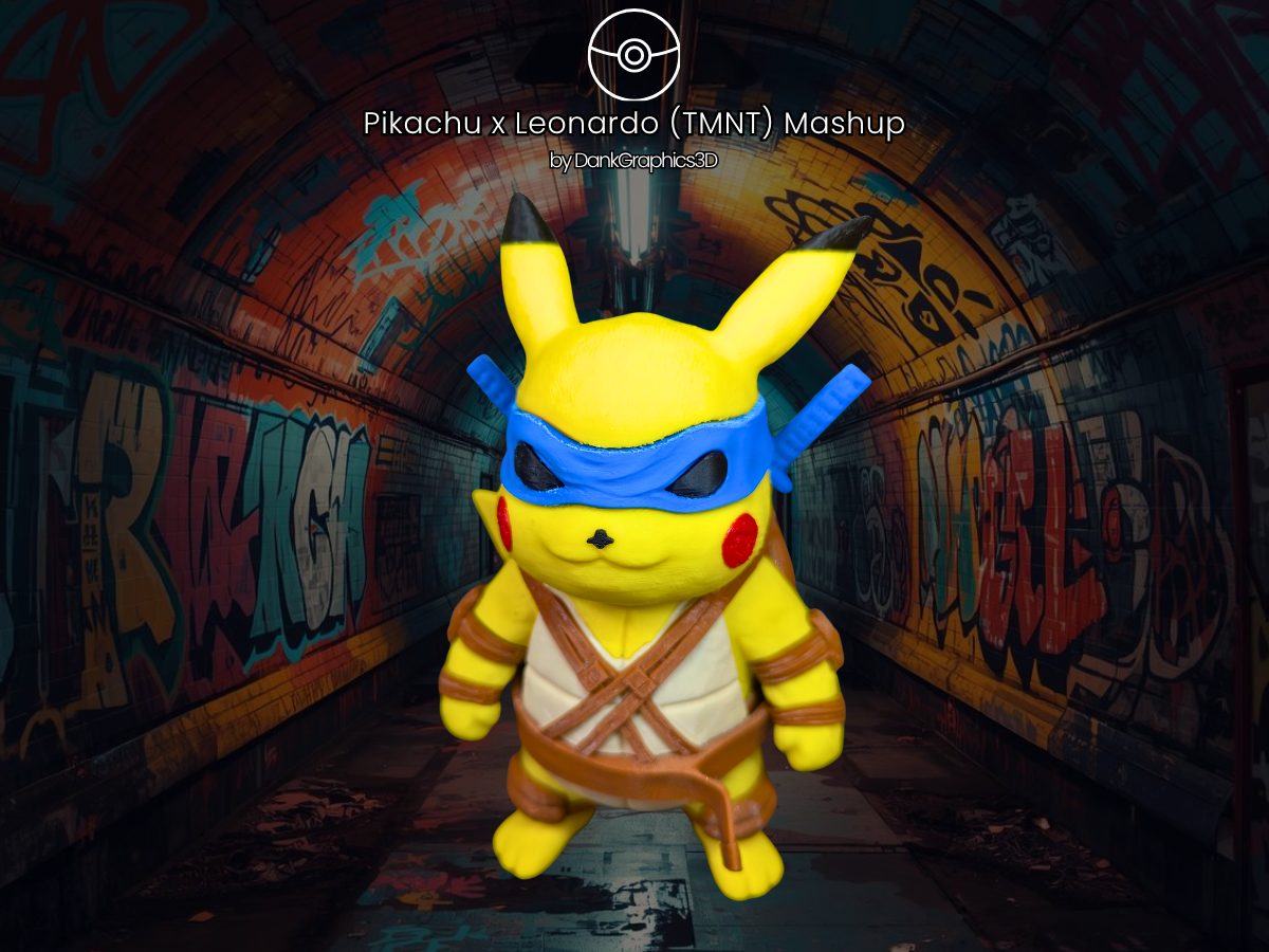 #26 Pikachu x Leonardo (TMNT) Mashup — vue 2