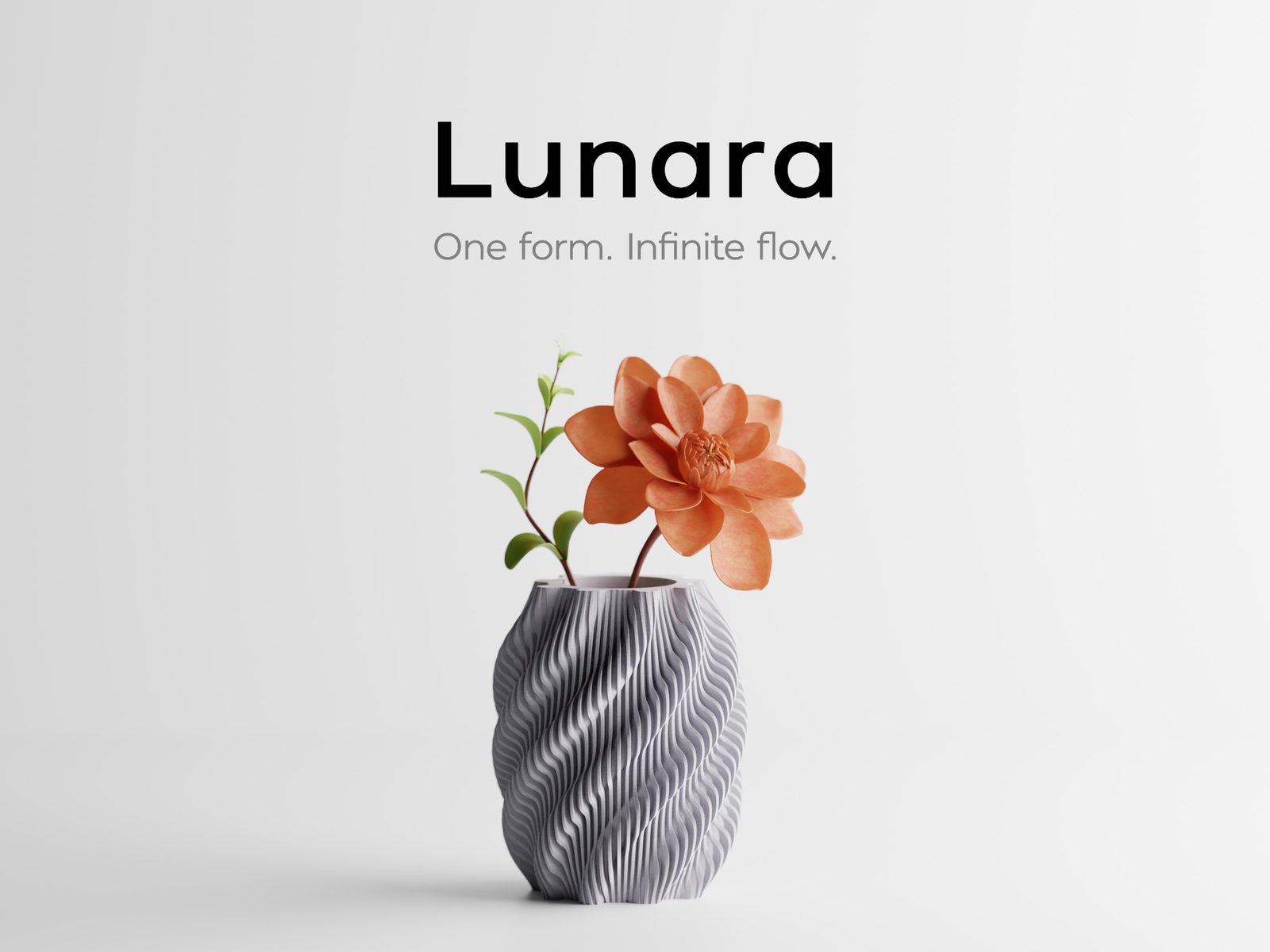 #28 Lunara Vase – One form. Infinite flow — vue 4