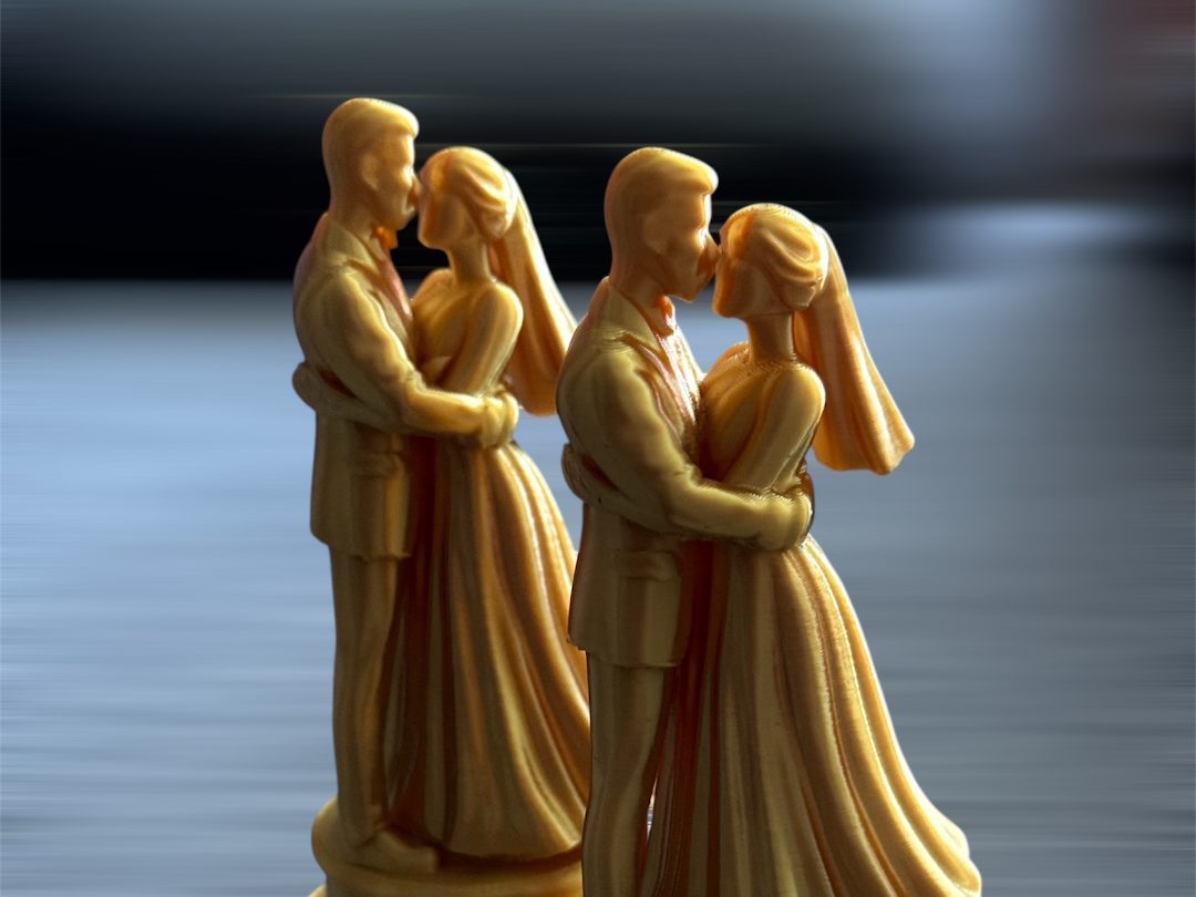 #28 Oscar INSPIRED wedding couple — vue 2