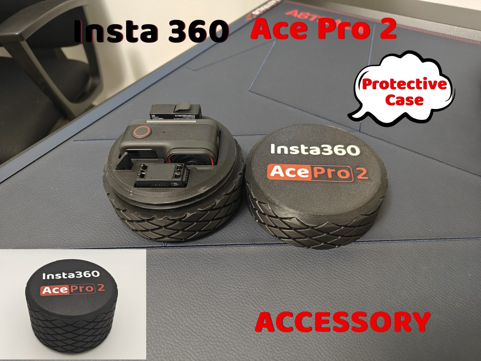#30 Insta360 Ace Pro 2 Case Rugged Grip — vue 5