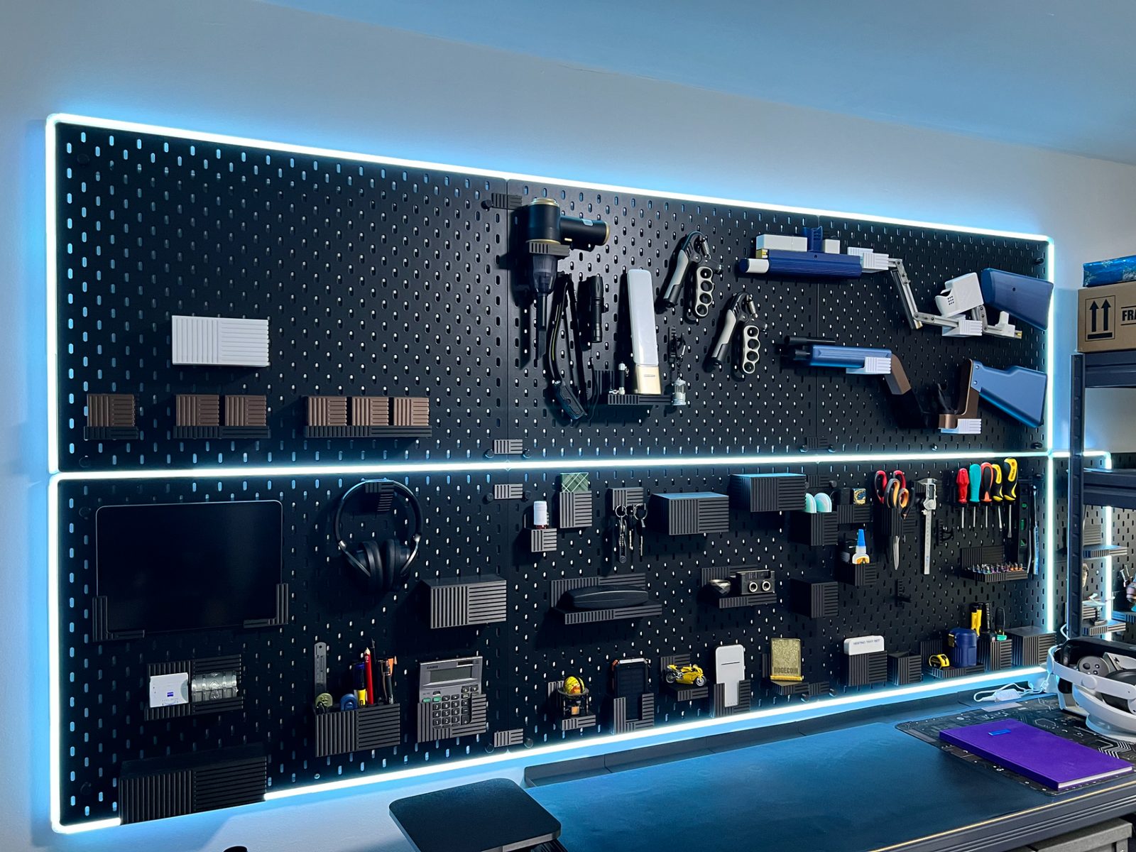#30 OBSIDIAN - SKADIS Pegboard Boxes and Holders — vue 13