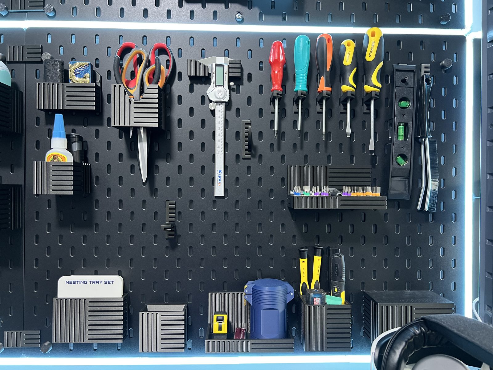 #30 OBSIDIAN - SKADIS Pegboard Boxes and Holders — vue 17