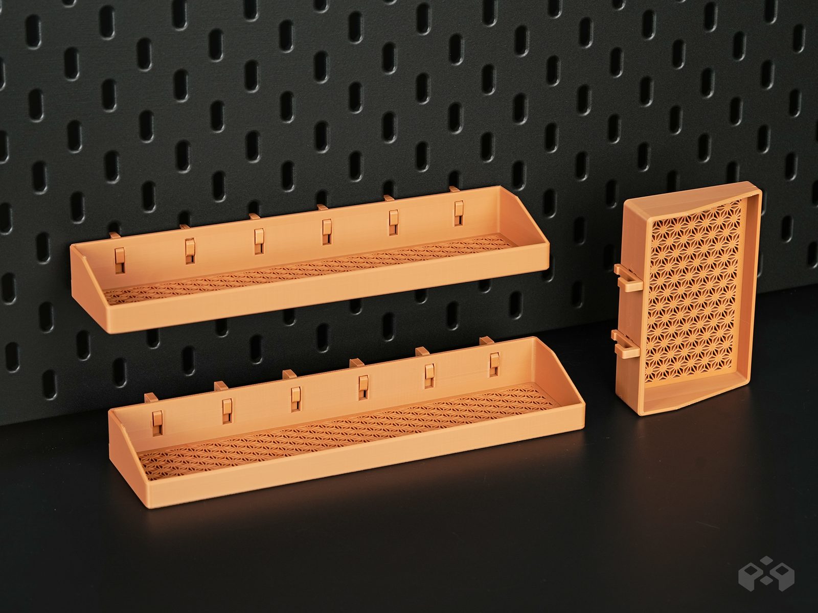 #31 Skadis Shelf Tray - Asanoha Pegboard Organizer — vue 5